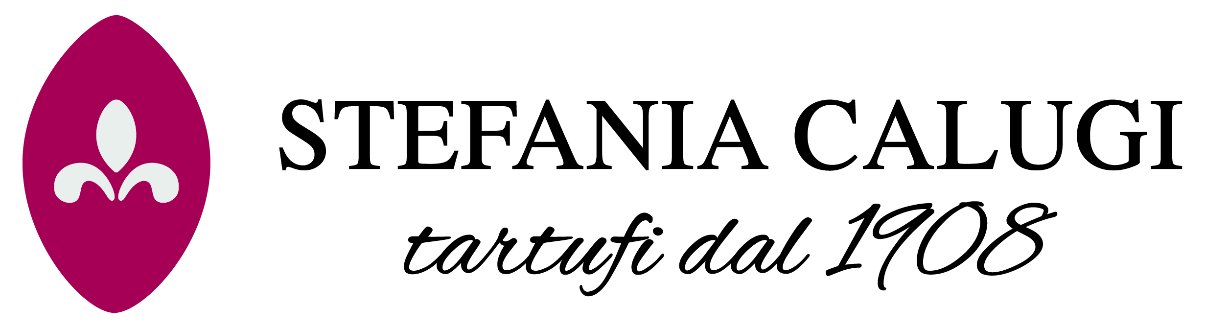 LOGO Stefania Calugi Tartufi dal 1908 NERO Orizzontale